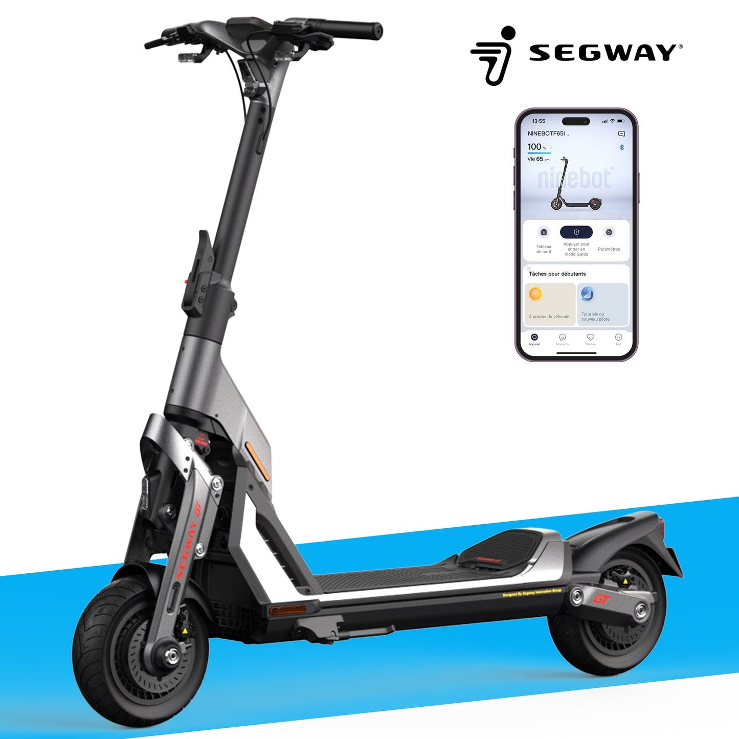 Trottinette Électrique Segway GT1E : Audacieuse et Performante