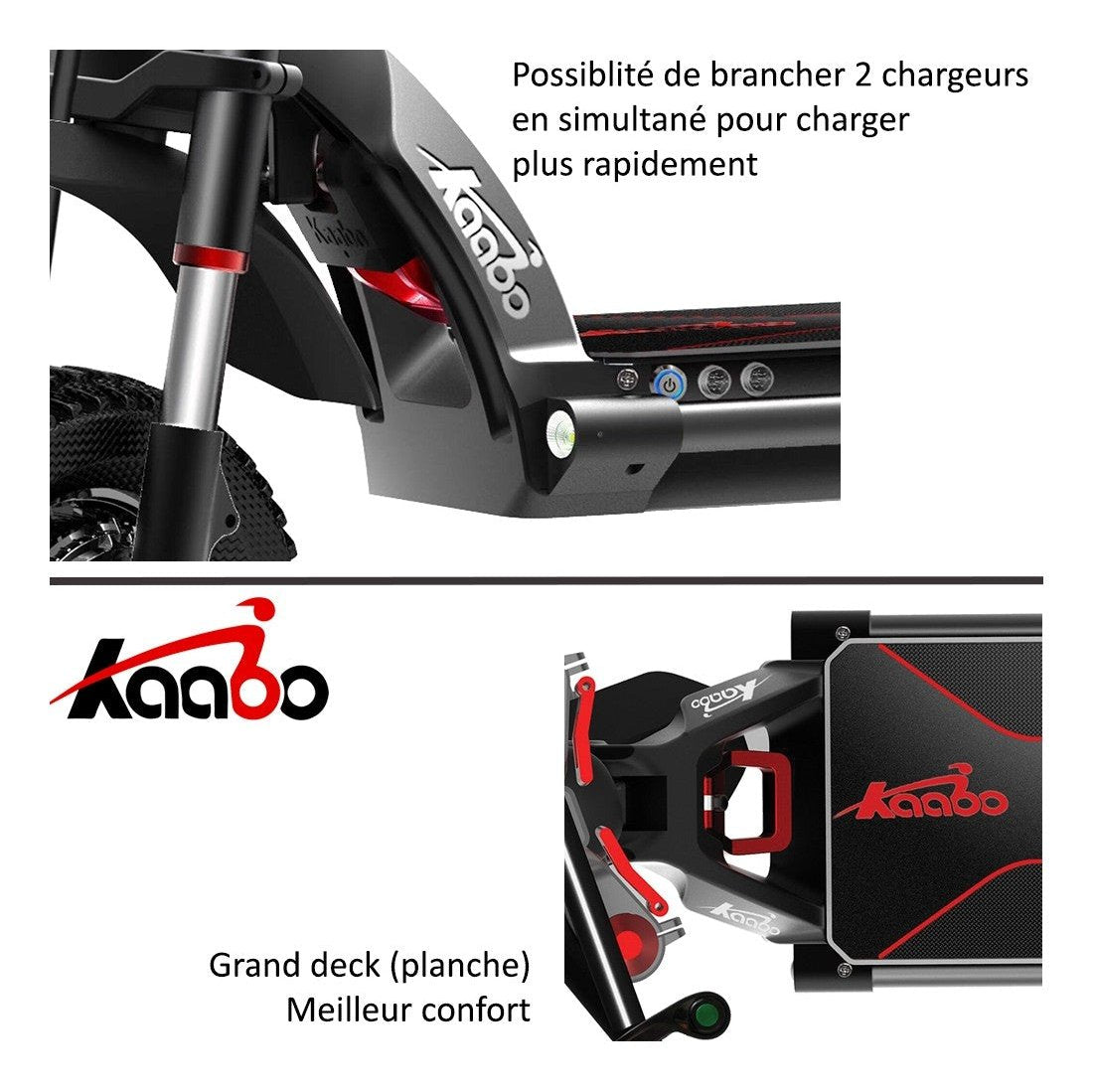 Trottinette Électrique Kaabo Wolf Warrior GT Pro Plus : Super Puissante et Fiable