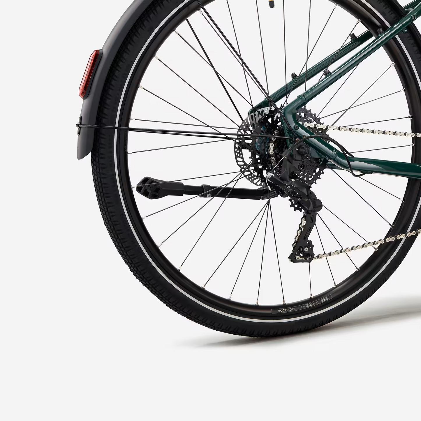 Vélo tout chemin électrique ROCKRIDER E-ACTV 500 vert