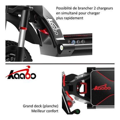 Trottinette Électrique Kaabo Wolf Warrior GT Pro Plus : Super Puissante et Fiable