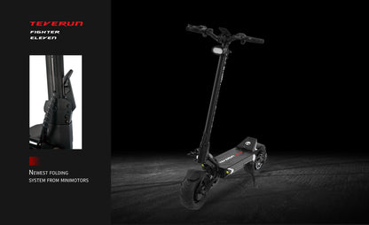 Trottinette Électrique Teverun Fighter 11 Plus - Maniable et Robuste